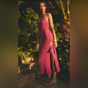 FREE PEOPLE Sea Foam Midi Dress